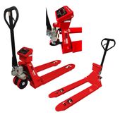 Wózek paletowy paleciak z wagą ręczny 3000 kg 3 tony waga transportowy 3t