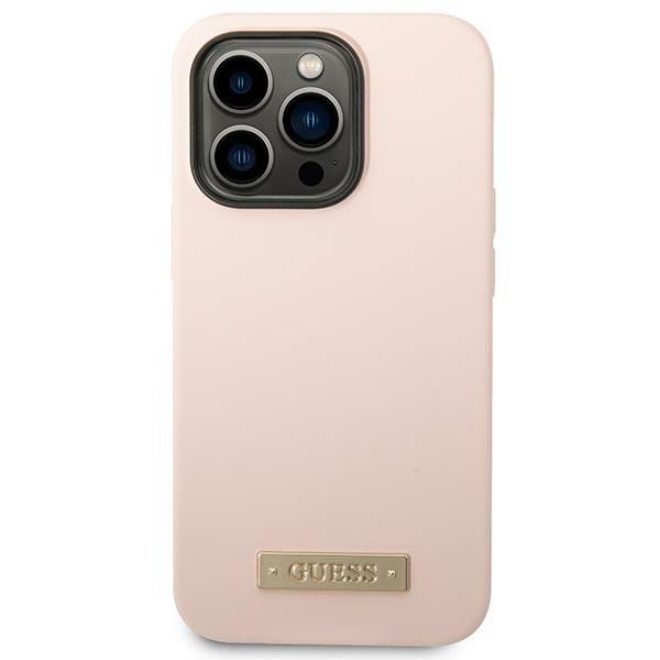 Etui Guess do iPhone 14 Pro Max, Różowy, MagSafe zdjęcie 3