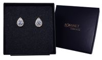 Kolczyki ślubne DROP gold clip KOKONET 8-0373
