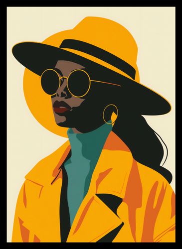 Plakat 25x35cm Żółta Stylowość na Arena.pl