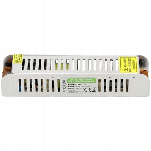 Zasilacz 12V LED 100W 8,33A Modułowy SLIM Do Taśmy SMD COB Montażowy na Arena.pl