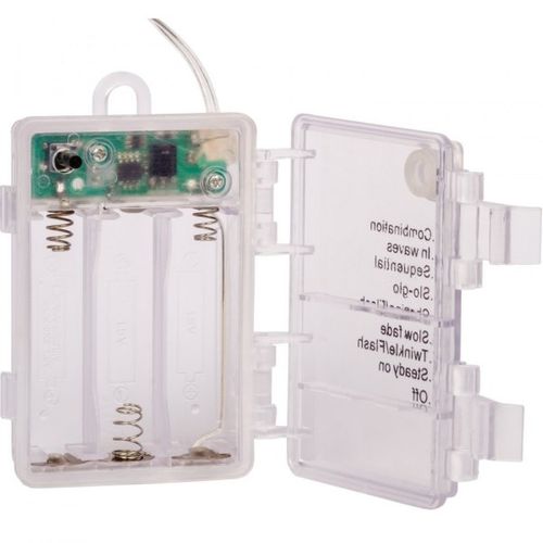 Lampki 50 LED kolorowe kulki z programatorem, baterie na Arena.pl