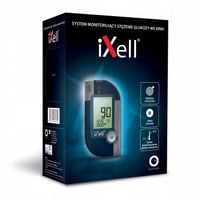Glukometr iXell + paski, lancety, nakłuwacz, etui