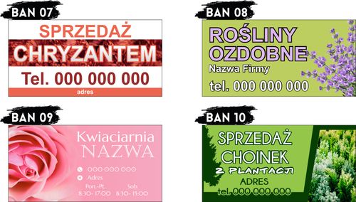 BANER OCZKOWANY reklamowy 100x50 cm różne wzory SKLEP SPOŻYWCZO PRZEMYSŁOWY na Arena.pl