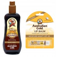 AUSTRALIAN GOLD SPRAY ACCELERATOR+POMADKA OCHRONNA