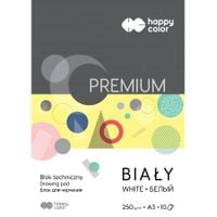 BLOK TECHNICZNY A3 BIAŁY HAPPY COLOR