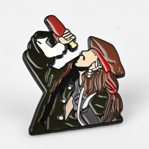 Jack Sparrow | 3 cm | Metal | Przypinka | Pirates of the Caribbean na Arena.pl