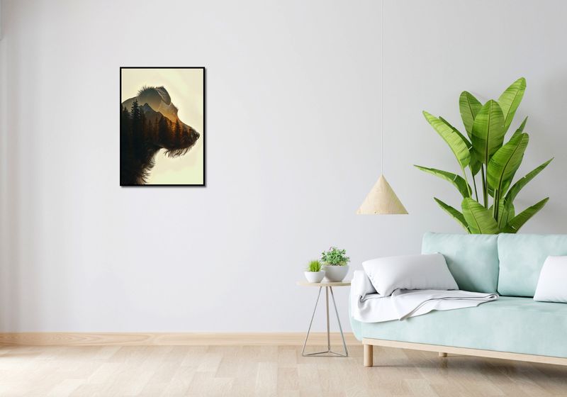 Plakat 50x70cm Psi Duch Lasu zdjęcie 4