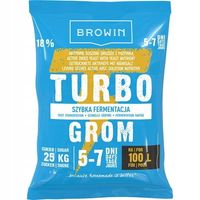 TURBO GROM na 100L drożdże gorzelnicze BROWIN