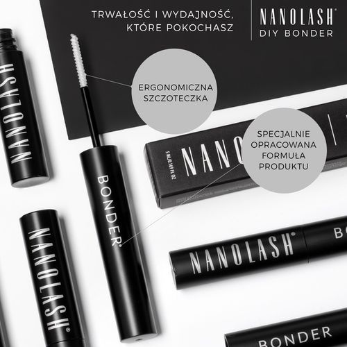 Transparentny bonder do rzęs do samodzielnej aplikacji Nanolash 5ml na Arena.pl