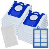 12xWORKI DO ODKURZACZA ELECTROLUX PHILIPS AEG + FILTR HEPA FC8031 H13