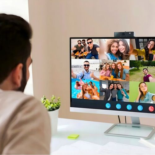 KAMERA INTERNETOWA KAMERKA PRO 2K FULL HD MIKROFONEM WEBCAM USB DO LAPTOPA na Arena.pl