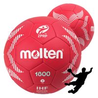 Piłka Ręczna Treningowa Molten Oficjalna Polska Liga Rozm. 2 ZPRP Czerwona