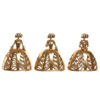 Figurka Dekoracyjna Home ESPRIT Złoty 20,5 X 13 X 25 CM (3 Sztuk)