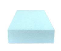 Prześcieradło Z Gumką 120X200 Frotte Jasno Niebieskie