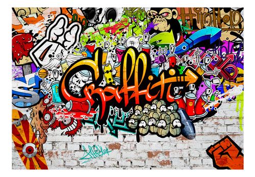 Fototapeta - Kolorowe graffiti 100x70 na Arena.pl