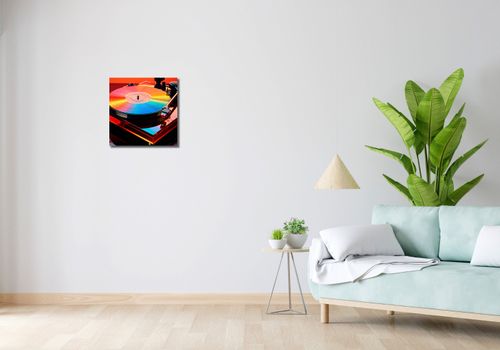 Obraz 40x40cm Wibracje Retro Winyli na Arena.pl