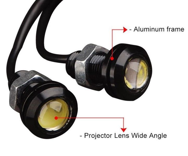 ŚWIATŁA DRL LED 2W dzienne 2szt zdjęcie 1