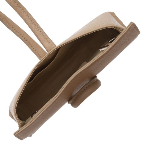 VERA PELLE torebka damska skórzana listonoszka z paskiem V682 c.brązowa na Arena.pl