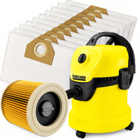 10x WORKI FILTR DO ODKURZACZA KARCHER WD3 SE4001 WD2 PLUS KWD3 V-17 V15 V12