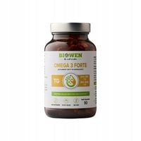 Biowen Omega 3 Forte 1000 mg EPA, 500 mg DHA Kwasy 90 kapsułek Suplement
