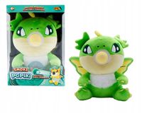 POPIKI SMOKI XXL MAXI MASKOTKA PLUSZ + PIŁKA GRA ZABAWKA EPEE ZIELONY SMOK