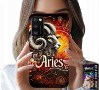 ETUI DO SAMSUNG GALAXY A41 - ZNAK ZODIAKU, KOZIOROŻEC, ASTRONOMIA