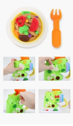 CIASTOLINA DUŻY ZESTAW Z MASZYNKĄ DO MAKARONU na Arena.pl