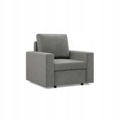 FOTEL NEO JASNY SZARY KRONOS Wygodny Elegancki BONELL VELVET