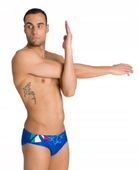 Kąpielówki slipy męskie na basen sportowe treningowe Arena Brief Italy D6