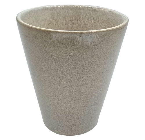 Kubek ceramiczny 200 ml beżowy ręcznie malowany na Arena.pl