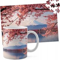 ZESTAW KUBEK + PUZZLE 110EL - JAPONIA GÓRA PIĘKNE WIDOKI KRAJOBRAZ