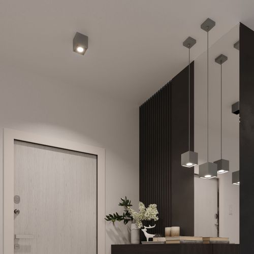 Lampa wisząca QUAD 1 szary na Arena.pl