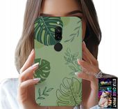 ETUI DO XIAOMI REDMI 8 - ZIELONE LIŚCIE ROŚLINNE WZORY PLECKI