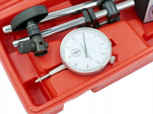 CZUJNIK ZEGAROWY + STATYW MAGNETYCZNY SPRAWDZANIA BICIA TARCZ HAMULCOWYCH na Arena.pl