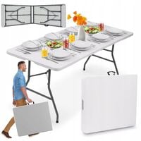 STÓŁ SKŁADANY CATERINGOWY BANKIETOWY 180CM WALIZKA ROZKŁADANY TURYSTYCZNY