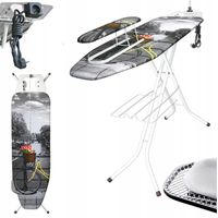 DESKA DO PRASOWANIA Z RĘKAWNIKIEM PRZEDŁUŻACZ ANTENKA PÓŁKA NA ŻELAZKO