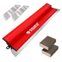 NÓŻ DO GŁADZI PIÓRO SZPACHLA 40cm WYMIENNE NIERDZEWNE 2xOSTRZE LIZAK 0.3mm