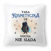 Poduszka Dla Kosmetyczki Na Urodziny Prezent Z Nadrukiem Ze Zdjęciem