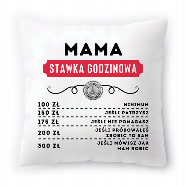 Poduszka Dla Mamy Mamusi Urodziny Imieniny Prezent Z Nadrukiem Ze Zdjęciem zdjęcie 1