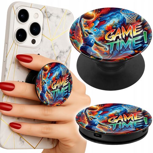 Uchwyt do telefonu Popsocket na palce/stojak KOSZYKÓWKA NBA BOISKO KOSZ FAN na Arena.pl