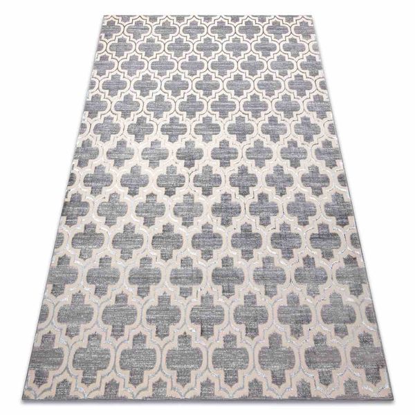 RUG/LU/IONA/CLOVER/GREY+CREAM/80x150 zdjęcie 2