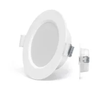 Panel LED podtynkowy okrągły 4W 380lm E6 neutralny do biura