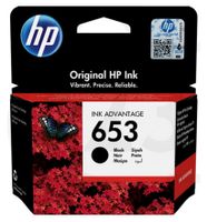 TUSZ HP 653 BLACK ORYGINALNY