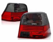 LAMPY TYLNE DO  VW GOLF IV 4 HATCHBACK OD 1997 DO 2003 CLEAR RED SMOKE
