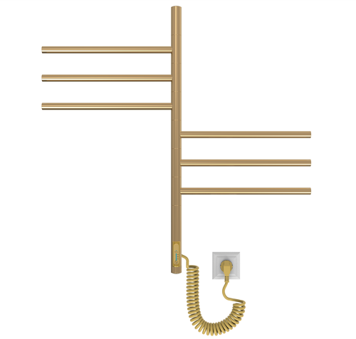 ELNA Grzejnik łazienkowy elektryczny Wertykal 6 Gold RUCHOME PRZĘSŁA na Arena.pl