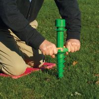 Kotwica ziemna kotwa wkręcana podstawa w ziemię do parasola suszarki 450 mm