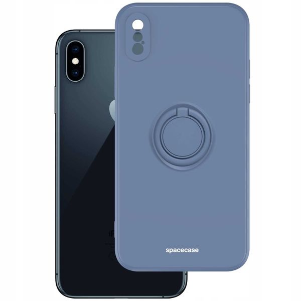Spacecase Silicone Ring Iphone Xs Max Blue zdjęcie 2