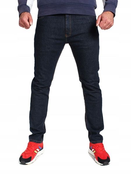 SPODNIE JEANS PROSTO ZAPPE DARK BLUE r. W38L36 zdjęcie 3