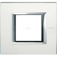 AXOLUTE - Ramka protokątna pozioma 2 moduły MIRROR GLASS Bticino HA4802VSA